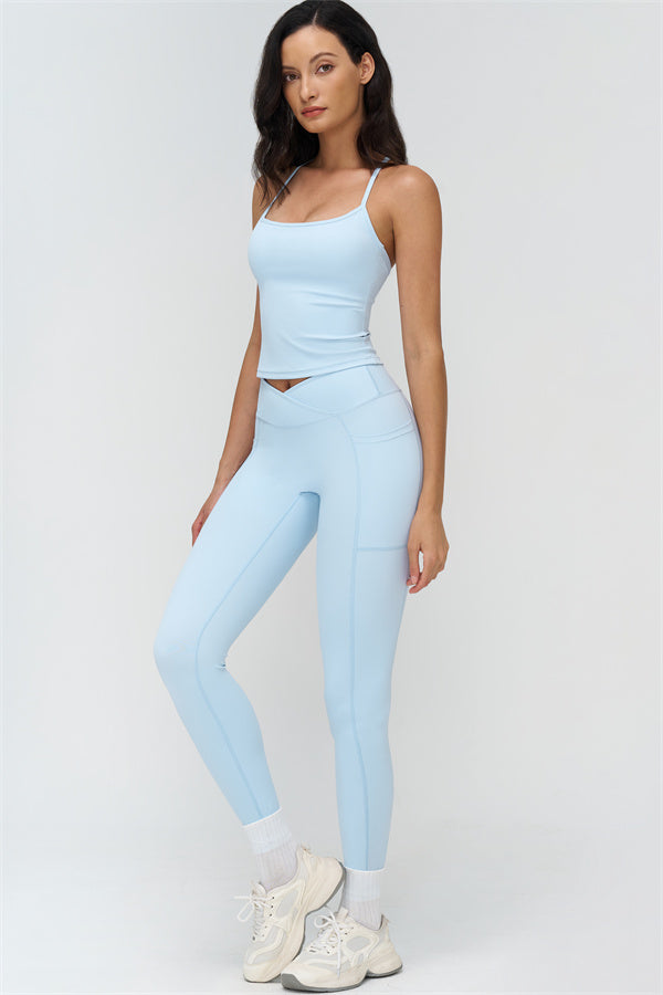 The BoldFit Crop Top Leggings 2-Piece Set