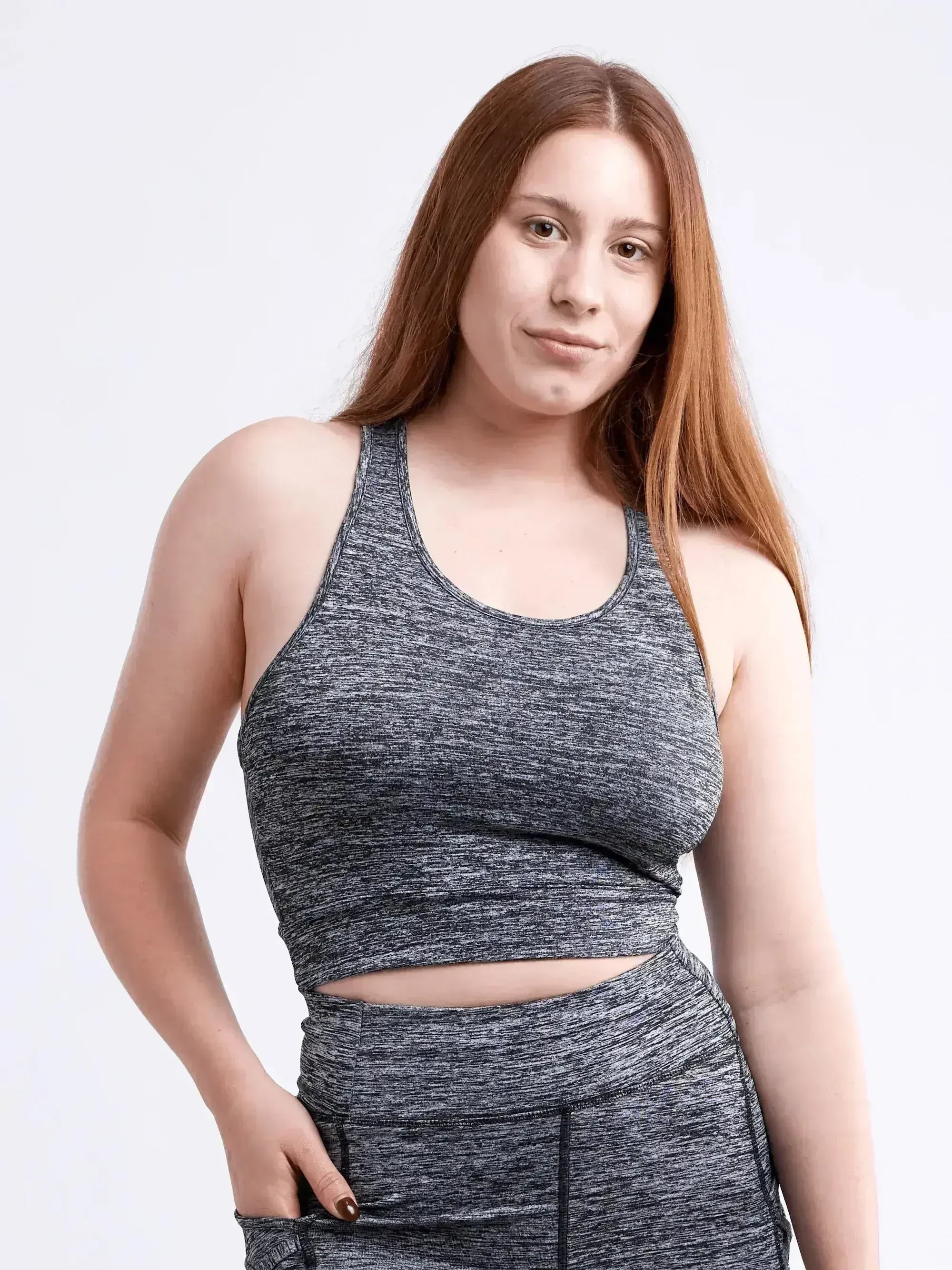 Racerback Training Crop Tank – Lightweight & Breathable for Workouts