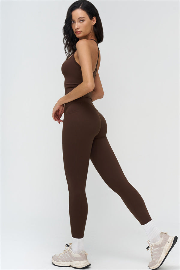 The BoldFit Crop Top Leggings 2-Piece Set