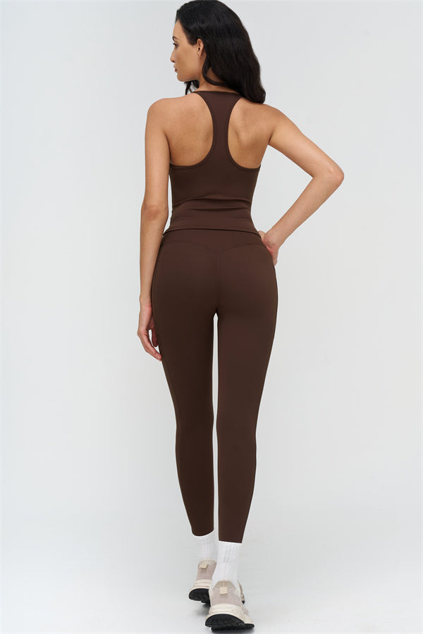 The BoldFit Crop Top Leggings 2-Piece Set