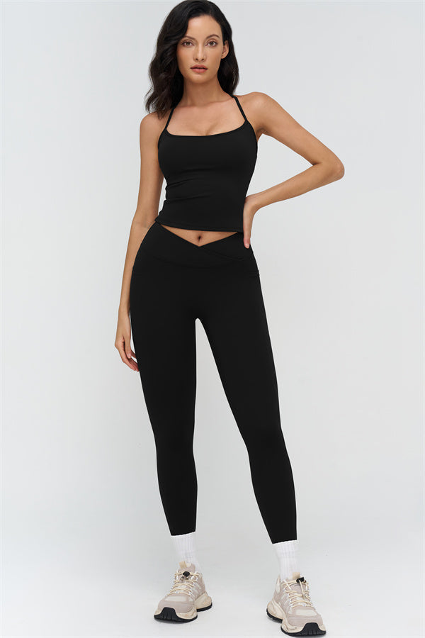 The BoldFit Crop Top Leggings 2-Piece Set