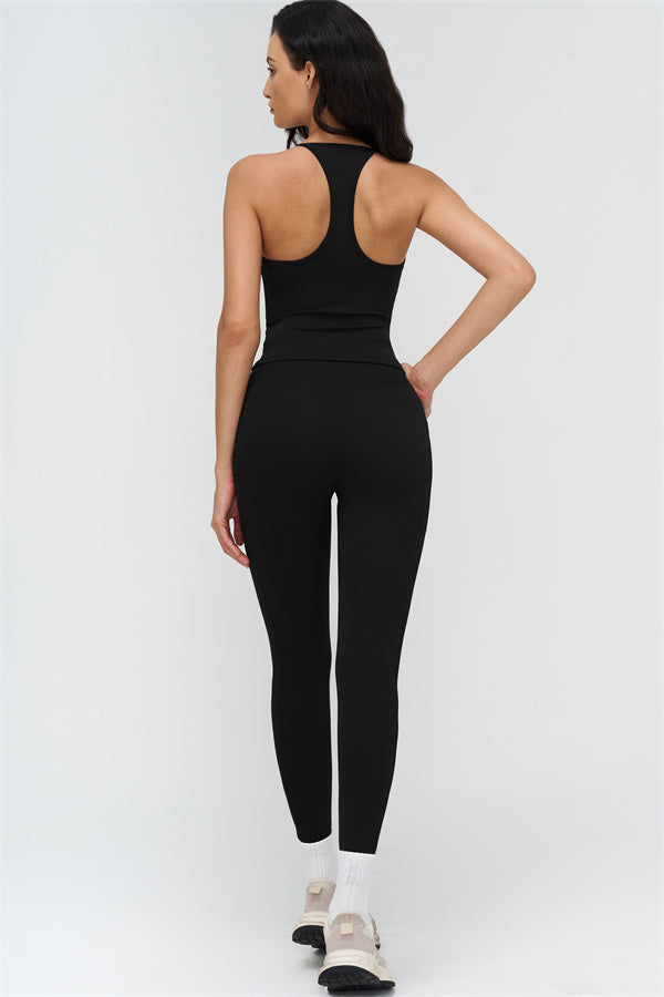 The BoldFit Crop Top Leggings 2-Piece Set