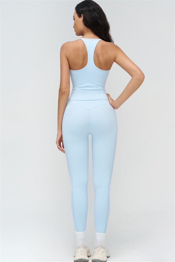 The BoldFit Crop Top Leggings 2-Piece Set